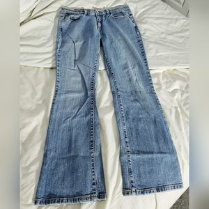 Levi's Light Wash/Denim in Blue 515 Mid-Rise Boot-Cut Jeans